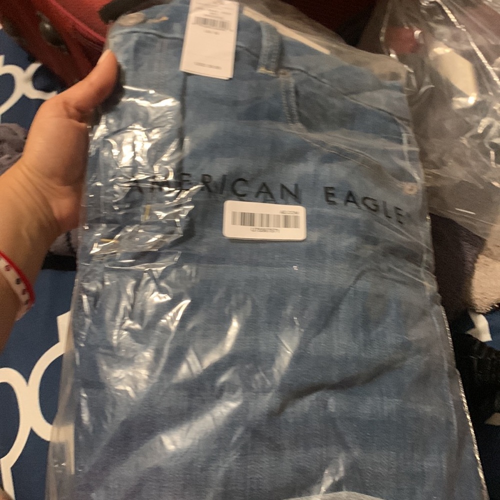 American eagle curve hi-rise denim shorts - Picture 2 of 3